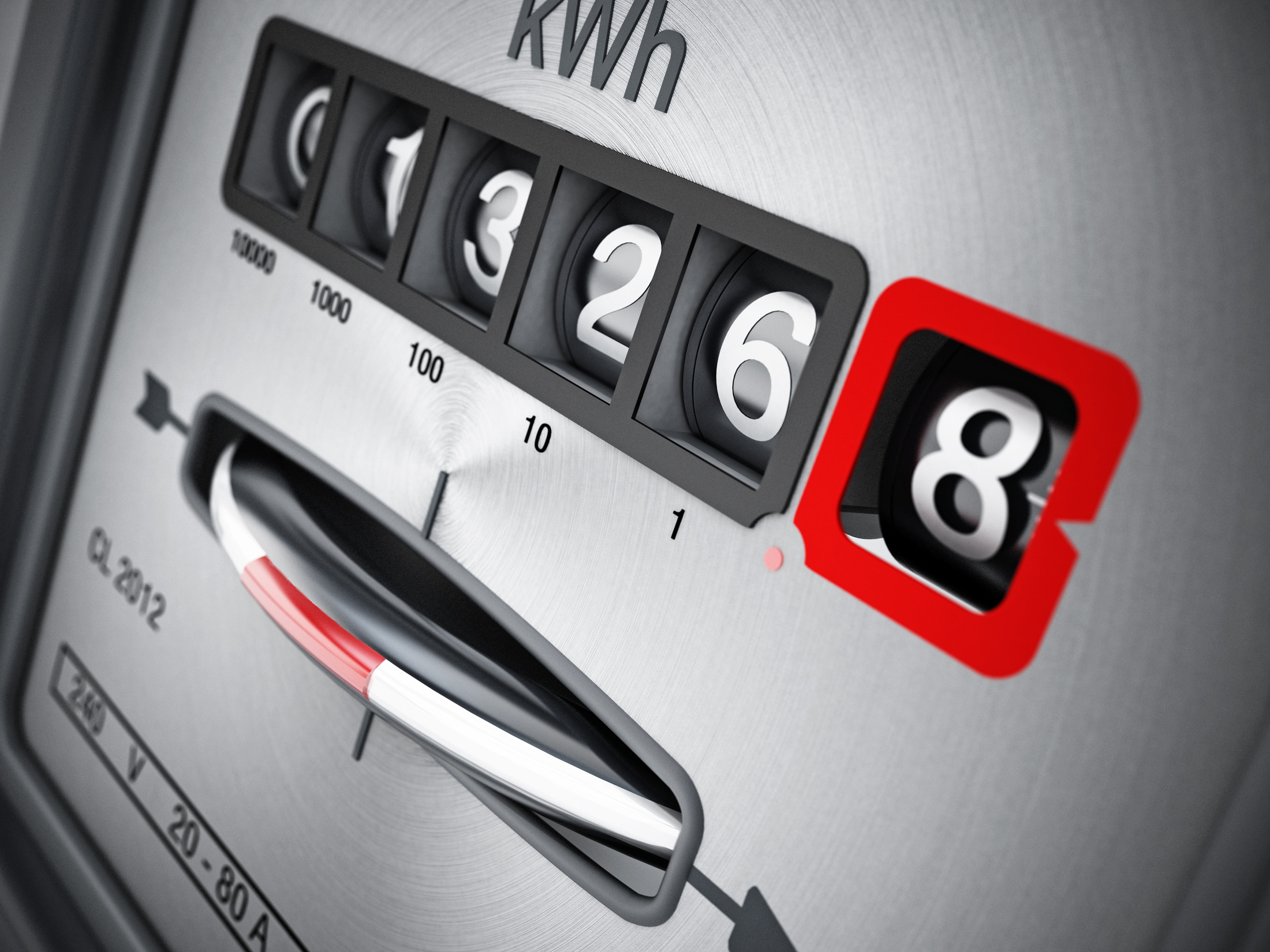 Electric meter detail